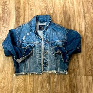 Abercrombie Cropped Jean Jacket
